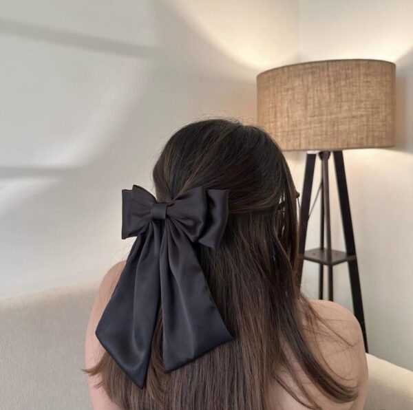 Double Bow Long Pigtail